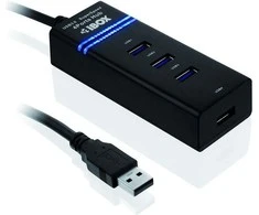 IBOX IUH3FB HUB I-BOX USB 3.0 Juodas 4-PORTS