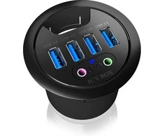 HUB USB Icy Box 4x USB-A 3.0 (IB-HUB1403A)