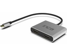 HUB USB Inca INCA adapteris ITPC-4 Typ C > 2xHDMI 4K30Hz, 1xUSB-A, 1xUSB-C
