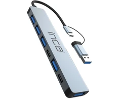 HUB USB Inca INCA Adapteris IUTP-7T USB C/A 5Gbit/s