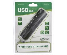 HUB USB InLine 7x USB-A 2.0 (66763)