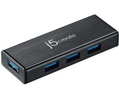 HUB USB j5create 1x microUSB + 4x USB- A (JUH340)