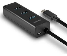 AXAGON HUE-S2C 4x USB3.0 įkrovimo šakotuvas, MicroUSB įkrovimo jungtis, C tipo
