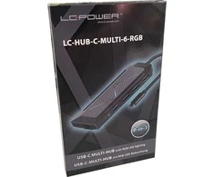 HUB USB LC-Power USB kištukas LC-Power LC- HUB- C- DG- 6-RGB USB- C + USB