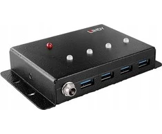 HUB USB Lindy USB šakotuvas Lindy USB 3.0 4 prievadų