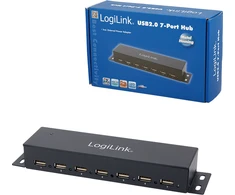 HUB USB LogiLink 7x USB-A 2.0 (UA0148)