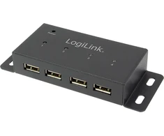 LogiLink Hub 4xUSB 2.0 metalinis korpusas