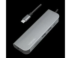 LOGILINK – USB-C™ daugiafunkcis šakotuvas, HDMI, PD, kortelių skaitytuvas, USB 3.2 Gen.