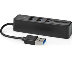 HUB USB Nedis CCGB60250BK01 huby i koncentratory