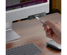 Orico USB-C 5Gbps | 15W | przykręcany | 3x USB-A | USB-C | juoda