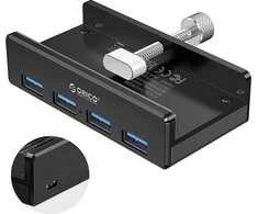 ORICO HUB USB-A, 4x USB-A (4x3.1), MH4PU-P-BK-BP
