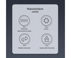 „Orico Hub USB-C“, USB-A 5Gbps, 3*USB-A 2.0, aliuminio