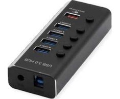 Roline USB HUB ROLINE USB 3.2 Gen 1 Notebook Hub 4 prievadai + 1x įkrovimas