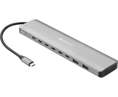HUB USB Sandberg USB-C to 8 x USB-C + 2xUSB-A (136-80)