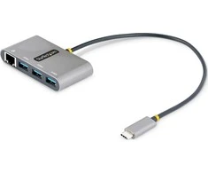 HUB USB StarTech HB30C3A1GEA2 1x RJ-45 + 3x USB-A 3.1 Gen1 (HB30C3A1GEA2)