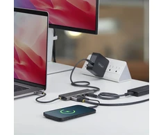 „StarTech“ USB šakotuvas STARTECH.COM USB-C į HDMI kelių prievadų adapteris su 140 W PD įkrovimu, 4K 60 Hz HDMI 2 prievadų USB 10 Gbps šakotuvas, 1 x USB 2.0 prievadas, C tipo mini dokas