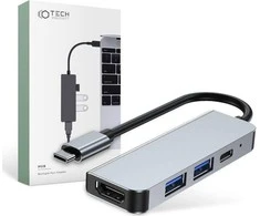 Šakotuvas Stotis / replikatorius Tech-Protect USB-C (THP810GRY)