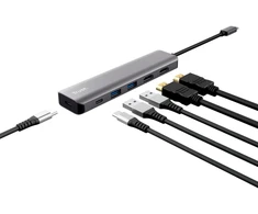 HUB USB Trust Dalyx 6-in-1 USB-C Multiport Adapteris (26325)