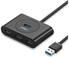 UGREEN USB 3.0 HUB 4in1 0.5m juodas