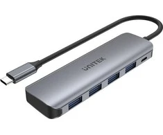 UNITEK Hub Active USB-C 4X USB 3.1 Gen1 microUSB H1107A