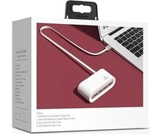 USAMS ADAPTER HUB 4XUSB 2.0 Baltas