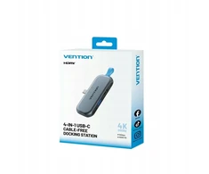 Vention USB-C 4w1 | 4K@60Hz | 100W PD | bez kabla