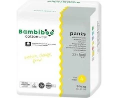 Huggies BAMBIBOO - MEDVILNINĖS SAUSKELNĖS, 4,22 DYDŽIO, VNT.