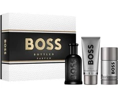 Hugo Boss BOSS Bottled Parfum Giftset rinkinys vyrams (PP kvepalai, 100 ml + dezodorantas, 75 ml + dušo želė, 100 ml)