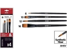 Hulu Brushes Sintetiniai šepečiai 4vnt