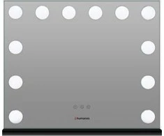 Makiažo veidrodis su LED apšvietimu Humanas HS-HM02 (Juodas)
