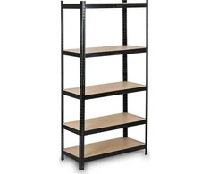 Metalinė daiktų laikymo lentyna 150 x 75 x 30 cm Humberg HR-811 juoda