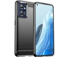 Hurtel Carbon dėklas skirtas Realme Narzo 50 5G, juodas