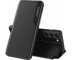 Hurtel Eco Leather View Xiaomi POCO C65 / Redmi 13C atverčiamas – dėklas telefonui juodos spalvos