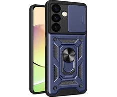 Hurtel Hybrid Armor Camshield armored Samsung Galaxy A15 camera cover – dėklas telefonui mėlynos spalvos