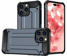 Hurtel Hybrid Armor Apple iPhone 16 Pro Max – dėklas teleofnui mėlynos spalvos