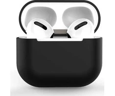 Hurtel dėklas skirtas AirPods 2 / AirPods 1 silicone soft dėklas skirtas headphones juodos spalvos (Case C)