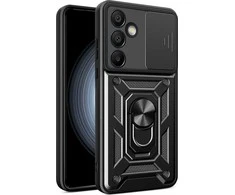 Hurtel Hybrid Armor Samsung Galaxy S25 Plus dėklas telefonui juodos spalvos