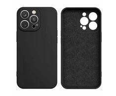 Hurtel Silikoninis dėklas skirtas Samsung Galaxy A36 5G – juodos spalvos
