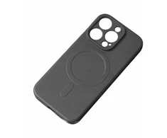 Hurtel Samsung Galaxy S25 Edge Silikoninis dėklas su MagSafe - juodos spalvos