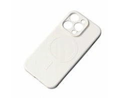 Hurtel iPhone 16e Silikoninis dėklas su MagSafe – rusvai gelsvas