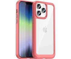 Hurtel Outer Space hibridinis dėklas iPhone 14 Pro – raudonas
