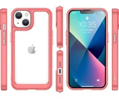 Hurtel Outer Space Case dėklas iPhone 14 – raudonas