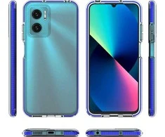 Hurtel Spring dėklas su spalvotu rėmeliu skirtas Xiaomi Redmi 10, šviesiai rožinis