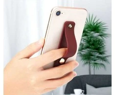 Hurtel Zipper Lipnus pirštų laikiklis su užtrauktuku – rožinė