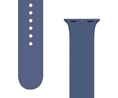 Hurtel Silicone Strap APS silikonowa opaska do Watch Ultra / 8 / 7 / 6 / 5 / 4 / 3 / 2 / SE (45 / 44 / 42mm) dirželis bransoleta do zegarka mėlyna