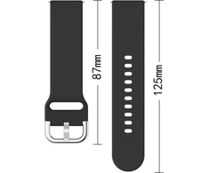 Hurtel Priedai išmaniesiems laikrodžiams išmaniojo laikrodžio dirželis universalus 20mm