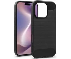 Hurtel Carbon Apple iPhone 16 Pro – dėklas telefonui juodos spalvos