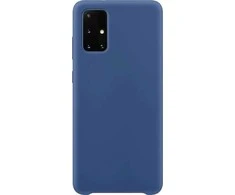Hurtel silikoninis dėklas skirtas Samsung Galaxy S21 Ultra 5G, tamsiai mėlynas
