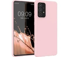 Hurtel silikoninis dėklas skirtas Samsung Galaxy A03s, rožinis