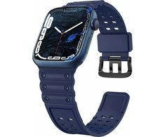Hurtel Apyrankė Triple Protection Apple Watch SE apyrankė, 9, 8, 7, 6, 5, 4, 3, 2, 1 (41, 40, 38 mm) mėlynos spalvos